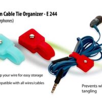 Silicon Cable Tie Organizer e 244