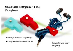 Silicon Cable Tie Organizer e 244