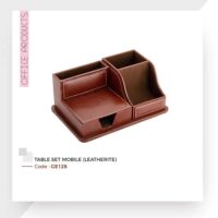 Leather Pen Holder With Slip Pad