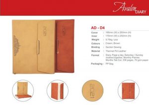 Leather Diary With Pen 2026