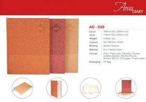 Personalised Leather Diary India