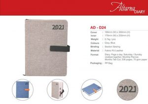 Leather Diary Organiser 2026