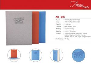 Leather Diary Organiser A5