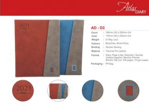 Leather Big Size Diary 2026