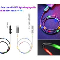Multi Color LED Light Charging Cable