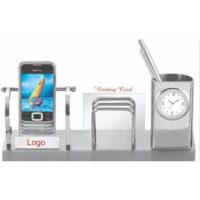 Mobile Holder With Watch & Pen Stand