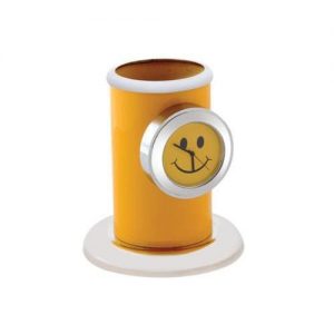 Yellow Table Clock Holder