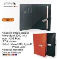 Custom Leather Powerbank Diaries