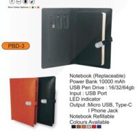 Leather Notepad with Mobile Holder