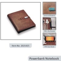Power Bank Notebook Pen Set