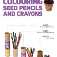 Plantable  Colouring Seed Pencils & Crayons