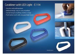 Carabiner With LED Light