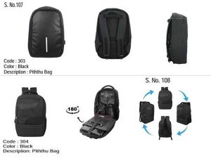 Black Stylish Laptop Backpacks
