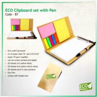 Eco Clipborad Set With Pen