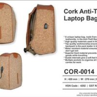 Cork Anti Theft Laptop Bags