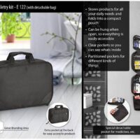 E112 4 Layer Toiletry Kit Bag