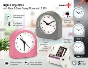 Night Lamp Clock A 125