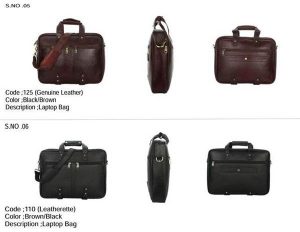 Designer Leather Laptop Bag 807