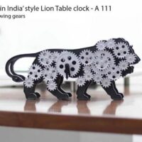 Made In Idia Style Lion Table Clock A 111
