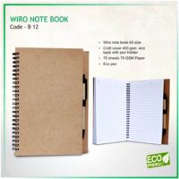 Wiro Notebook With Pen Holder