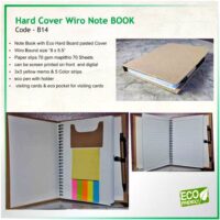 Hard Cover Wiro Notebook