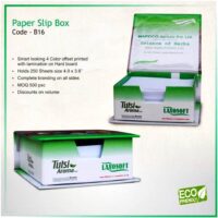 Recyclable Eco Paper Slip Box