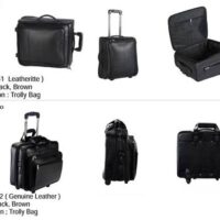 Leather Trolley Backpacks
