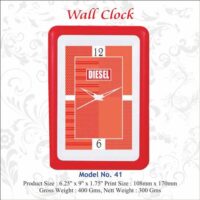 Vertical Wall Clock