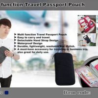 Multi Function Travel Passport Pouch