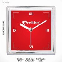 Archies Chrome Clock