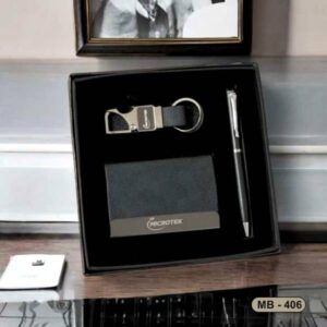Leather Microsoft Wallet Gifts Set