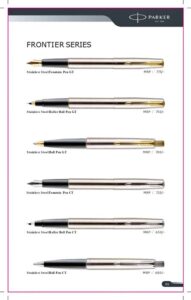 Parker Frontier Stainless Steel Fountain Pen