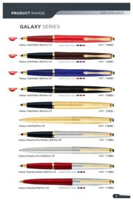 Parker Galaxy Standard Gold Trim Roller Ball Pen