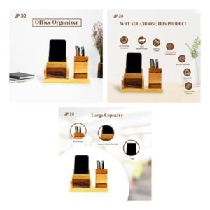 Personalised Wooden Pen Stand