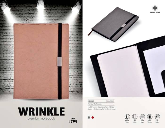 Urban Gear Premium Notebook WRINKLE