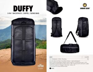 Urban Gear Smart Duffy Charging Backpack