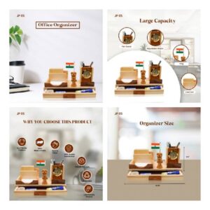 Wooden Pen Stand Big Size