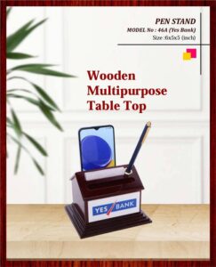 Wooden Pen Stand For Office