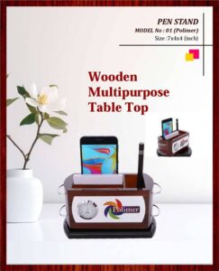 Wooden Pen Stand Gift