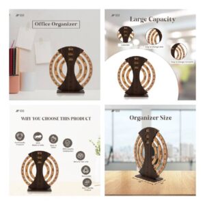 Wooden Pen Stand With Calendar