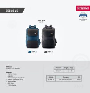 American Tourister Segno Ve Expander Laptop Bags