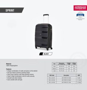 American Tourister Sprint Luggage Trolley Distributor
