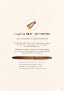 Sheaffer Vfm Coffee Pen