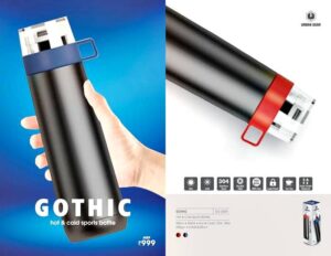 Stainless Steel Hot & Cold Bottle GOTHIC