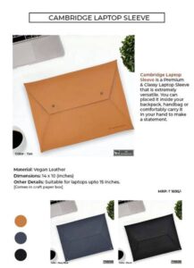 The Backbencher Cambridge Laptop Sleeve