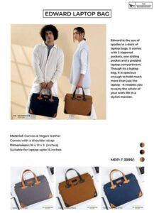 The Backbencher Edward Laptop Bag
