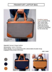 The Backbencher Frankfurt Laptop Bag