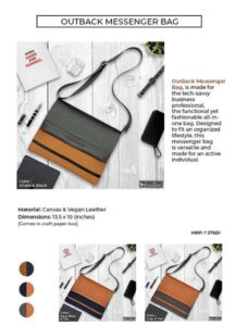 The Backbencher Outback Messenger Bag