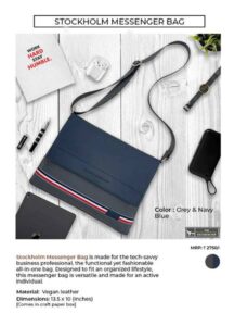 The Backbencher Stockholm Messenger Bag